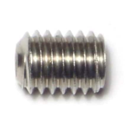 Midwest Fastener 3/8"-16 x 1/2" 18-8 Stainless Steel Coarse Thread Hex Socket Headless Set Screws 6PK 75025